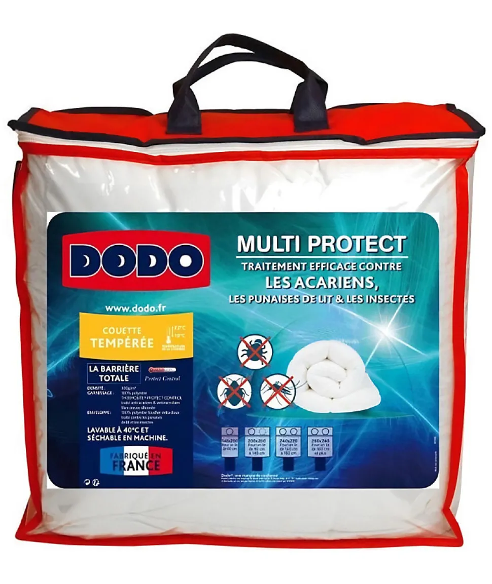 DODO Couette tempérée MULTIPROTECT - 200 x 200 cm