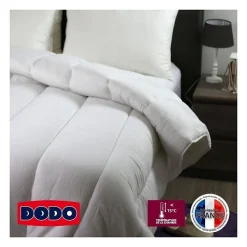 DODO Couette tres chaude 450g/m² SUPER ACTIWARM 200x200 cm blanc