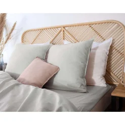 Drap housse - 100% coton lavé 57 fils