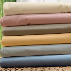 Drap housse 100% coton biologique - bonnet 30 cm (90x190 cm - Bronze)