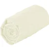 Drap housse 100% coton biologique - bonnet 30 cm (90x200cm - Sable)