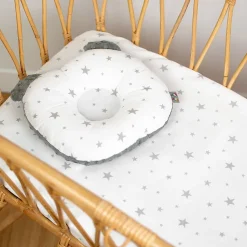 Drap housse berceau en coton Stella