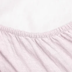 Drap housse berceau en gaze de coton à carreaux