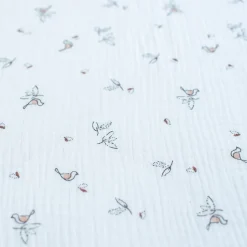 Drap housse berceau en gaze de coton Melody