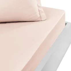 Drap housse bonnet 40 cm en percale coton PLUSPoudre 140x200 cm SOFT PERCALE