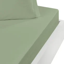 Drap housse bonnet 40 cm en percale coton PLUSSauge 140x190 cm SOFT PERCALE