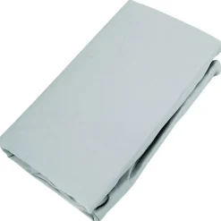 Drap housse CONCERTO satin de coton 140x200 cm bonnet 35 cm uni vert Lichen