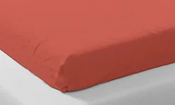 Drap Housse coton Biologique Safran - 160x200cm