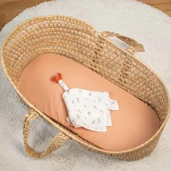 Drap housse couffin en coton jersey Uni