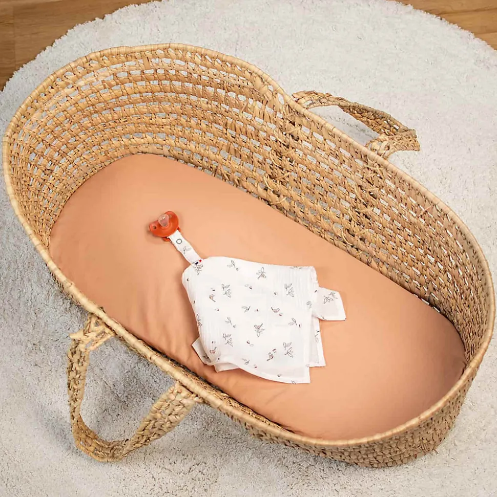 Drap housse couffin en coton jersey Uni