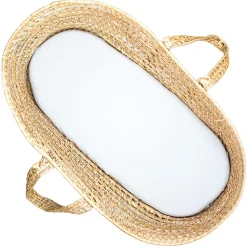 Drap housse couffin en double gaze à carreaux