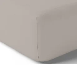 Drap housse en 100% coton (160x200 cm - Taupe)