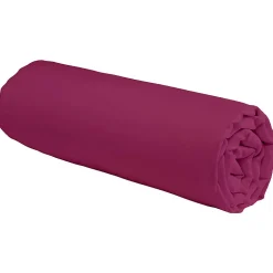 Drap housse en coton 57 fils uni bonnet 25cm 90x190cm