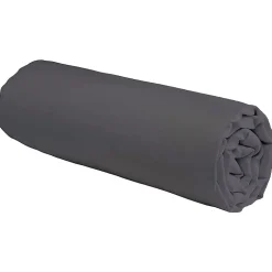 Drap housse en coton 57 fils uni bonnet 25cm 80x200cm