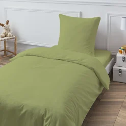 Drap housse en coton 57 fils uni bonnet 25cm 90x200cm