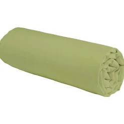 Drap housse en coton 57 fils uni bonnet 25cm 90x200cm
