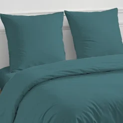 Drap housse en coton 57 fils uni bonnet 25cm 180x200cm
