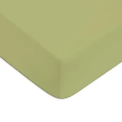 Drap housse en coton 57 fils uni bonnet 25cm 140x200cm