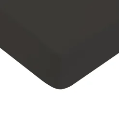 Drap housse en coton 57 fils uni bonnet 25cm 90x200cm