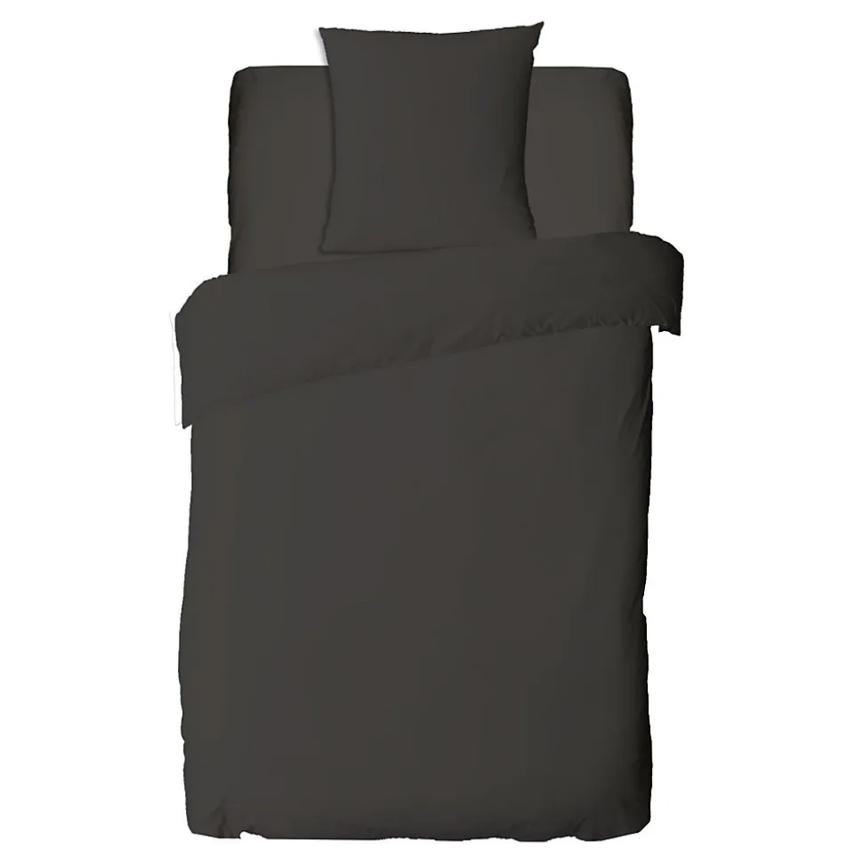 Drap housse en coton 57 fils uni bonnet 25cm 90x200cm