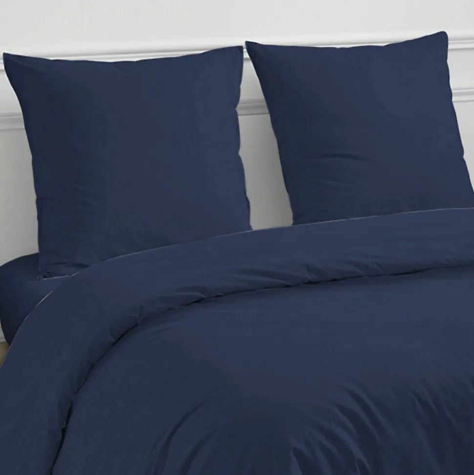 Drap housse en coton 57 fils uni bonnet 25cm 140x200cm