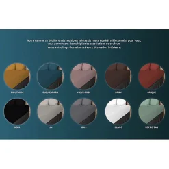 Drap housse en coton 57 fils 180x200 cm UNI vert d'eau, par Soleil d'ocre