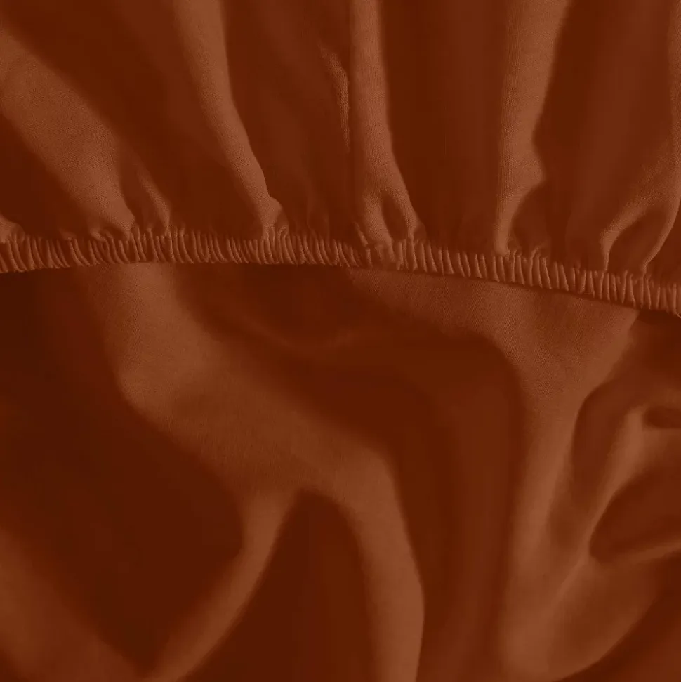 Drap housse en coton bonnet 30 cm Auburn 200x200 cm STUDIO