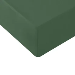 Drap housse en coton lavé biologique bonnet 30 cm Lichen 80x200 cm ORGANIKA