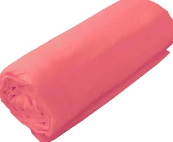 Drap housse en coton Lavé (80x200 cm - Rose)