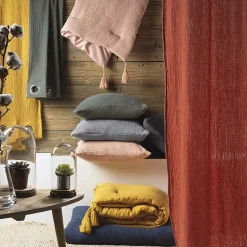 Drap Housse en gaze de coton (160x200 cm - Sauge)