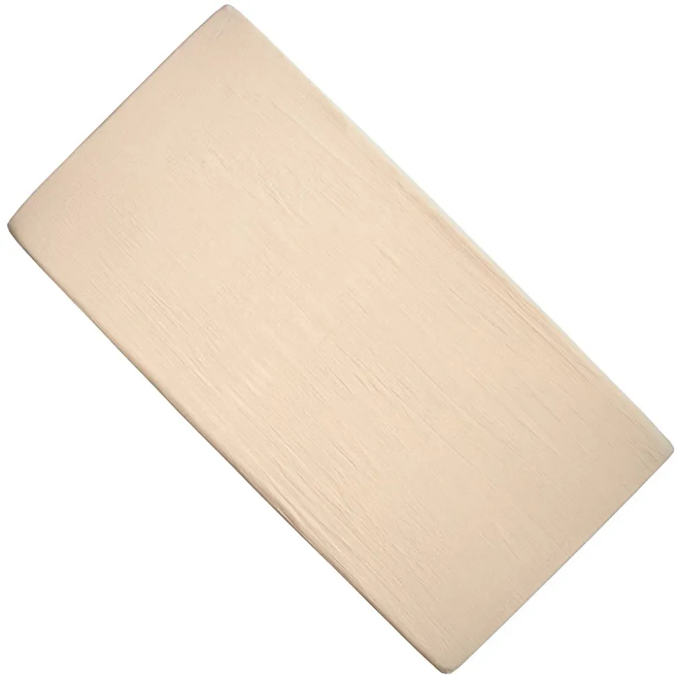 Drap housse en gaze de coton à carreaux