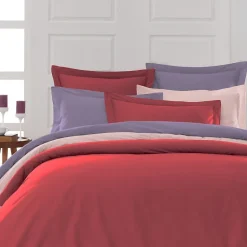 Drap housse en percale de coton bonnet 30 cm Cardinal 120x190 cm SOFT PERCALE