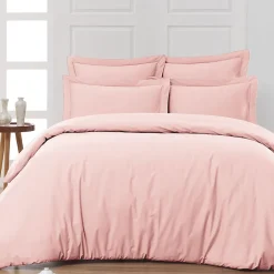 Drap housse en percale de coton bonnet 30 cm Poudre 90x200 cm SOFT PERCALE