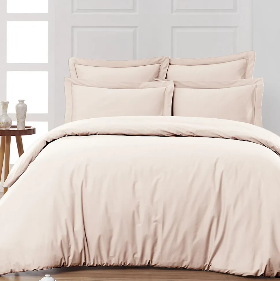 Drap housse en percale de coton bonnet 30 cm Petale 200x200 cm SOFT PERCALE