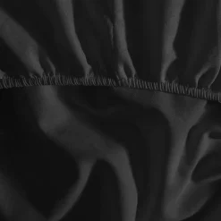 Drap housse en percale de coton pour lit articulé Anthracite 160x200 cm SOFT PERCALE