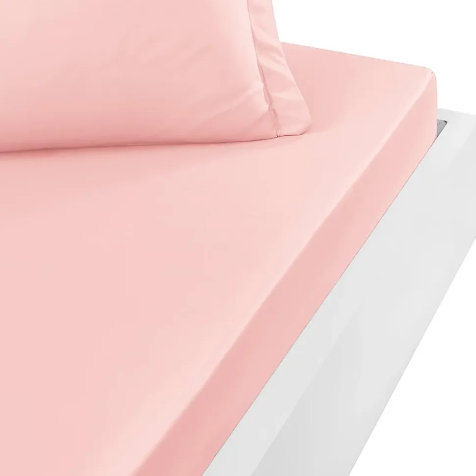 Drap housse en percale de coton pour lit articulé Poudre 160x200 cm SOFT PERCALE
