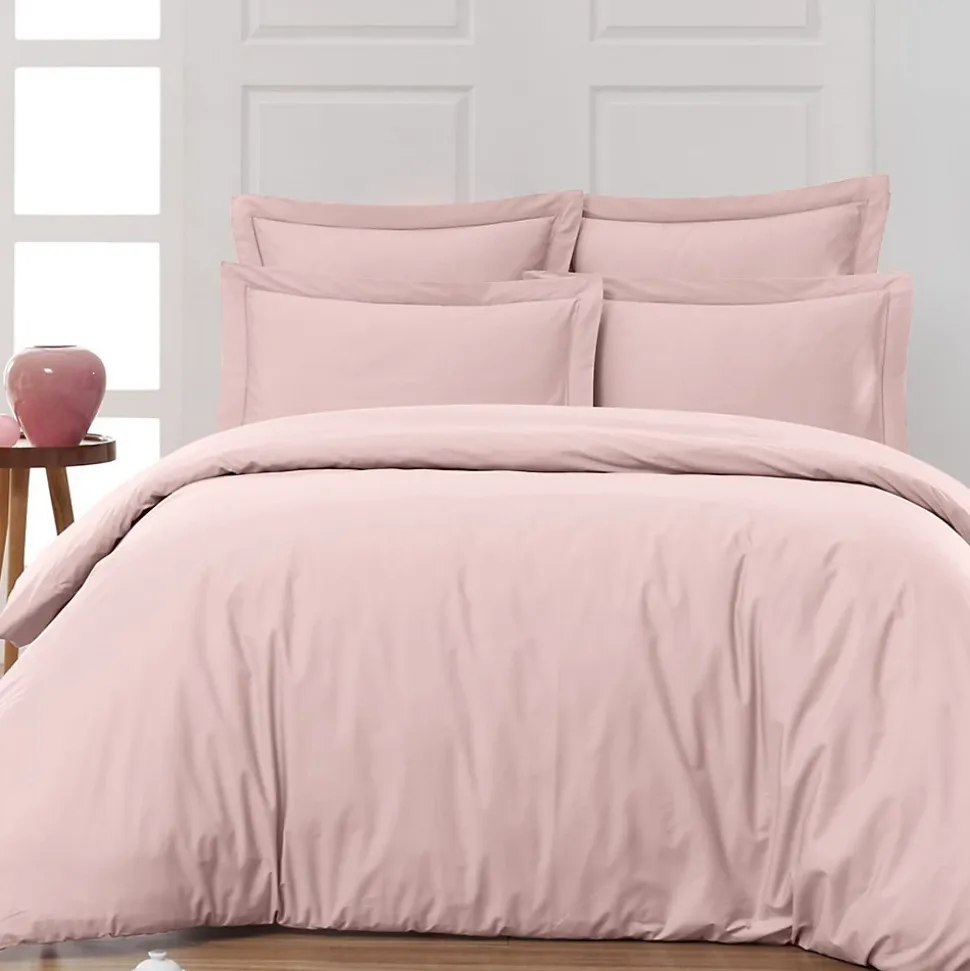 Drap housse en percale de coton pour lit articulé Poudre 160x200 cm SOFT PERCALE