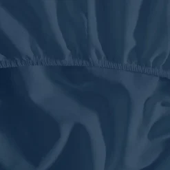 Drap housse en percale de coton pour lit articulé Indigo 180x200 cm SOFT PERCALE