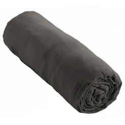 Drap housse "Gaïa" toutes dimensions "Gaze de Coton" l'Effet Papillon - Gaia Granit - 80 x 200 cm bonnet de 30 cm