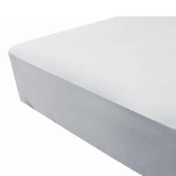 Drap housse imperméable 2 en 1 (60x120 cm - Gris Perle)