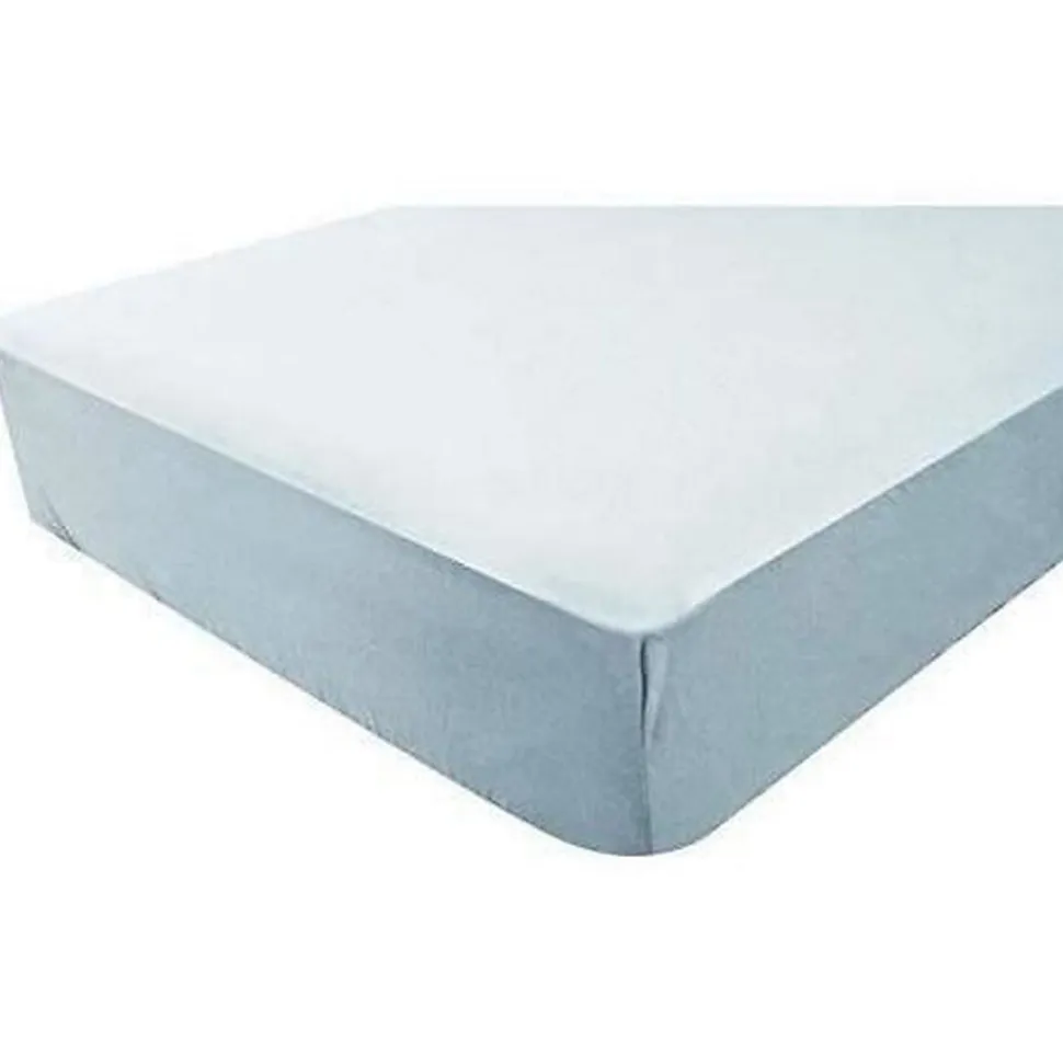 Drap housse imperméable 2 en 1 (60x120 cm - Gris Perle)