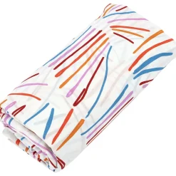 Drap housse imprimé 140x190 cm coton PERROQUET Salsa Bonnet 40 cm