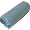 Drap housse jersey uni en 100% coton (90x190 cm - Bleu)