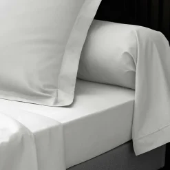 Drap Housse Percale Bonnet 30 Cm 190x140cm Blanc