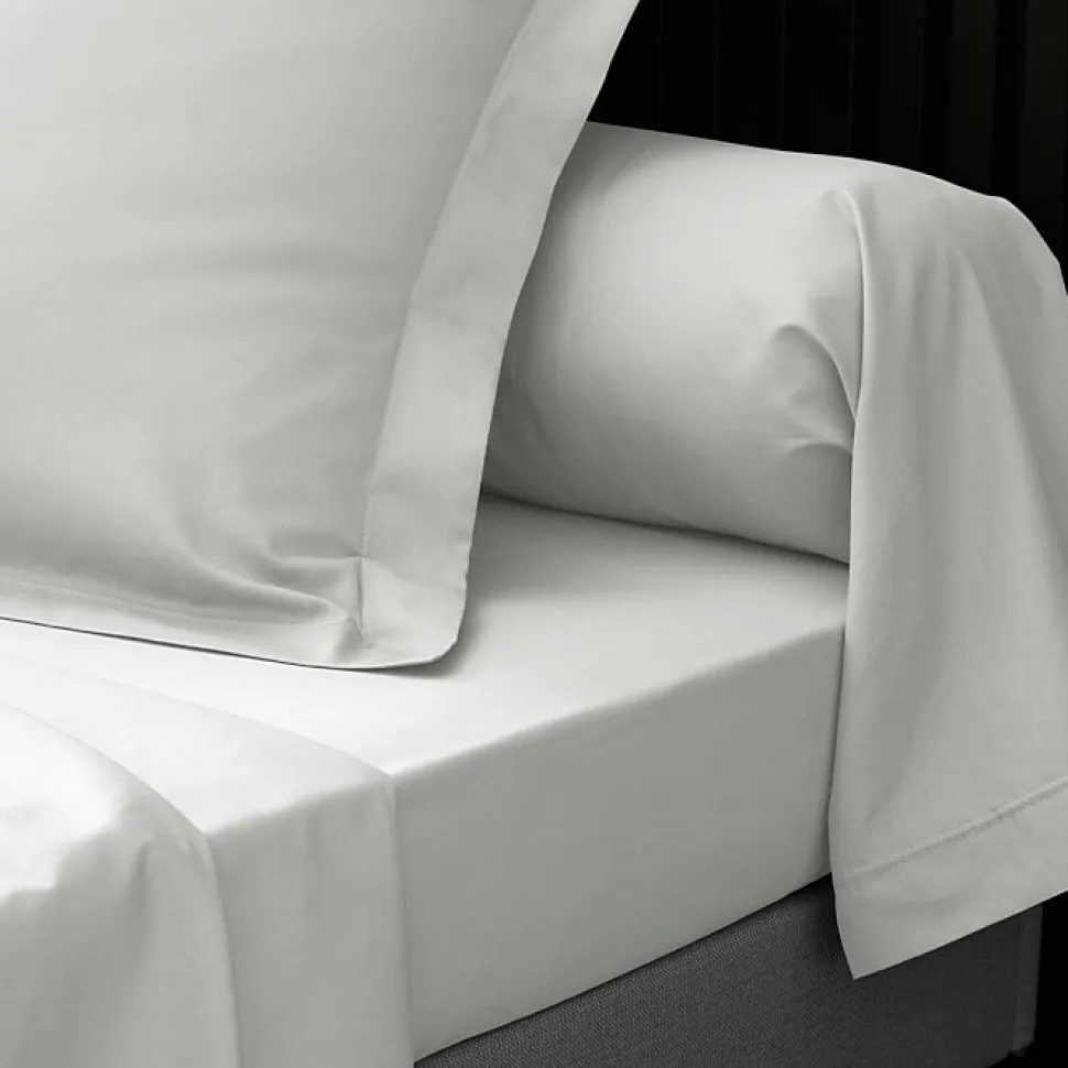 Drap Housse Percale Bonnet 30 Cm 190x140cm Blanc