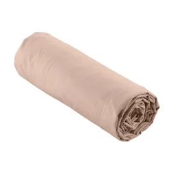 Drap Housse Percale Bonnet 30 Cm 190x140cm Rose