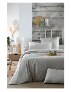 Drap housse percale en coton Nuage