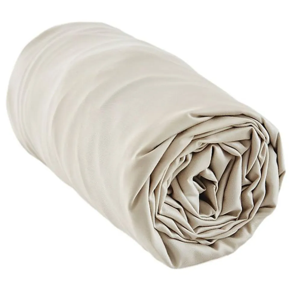 Drap housse "Salomé" Viscose de bambou 120 fils/cm² toutes dimensions - Salomé Pampa - 180 x 200 cm bonnet de 30 cm