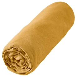 Drap housse "Soline" toutes dimensions Lin lavé - Soline Miel - 160 x 200 cm bonnet de 30 cm