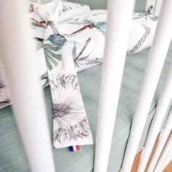 Drap housse uni en gaze de coton